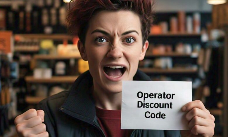 Operator Discount Code